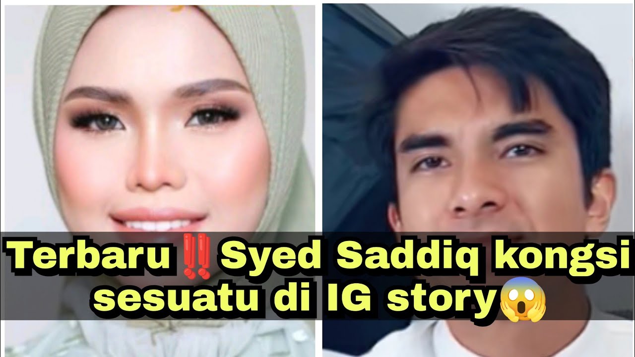 Terbaru‼️Syed Saddiq kongsi sesuatu di IG story😱