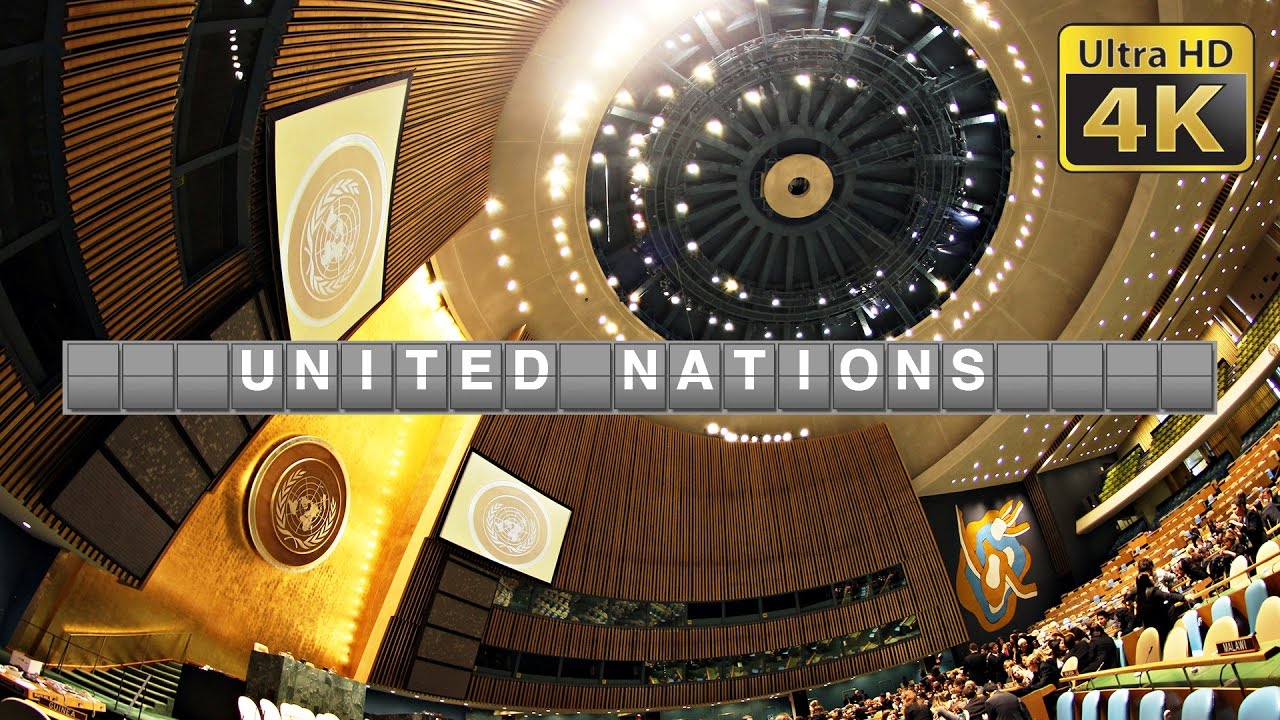 Inside United Nations UN Headquarter (4K) in New York
