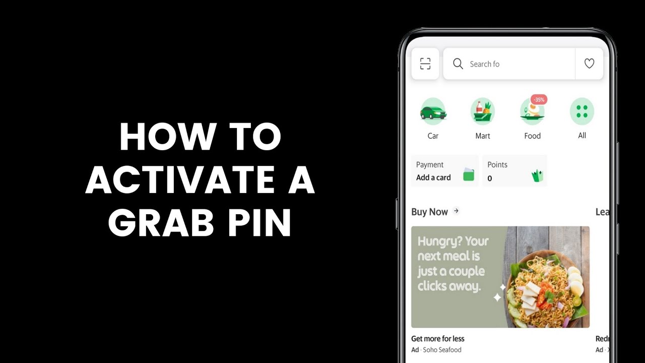 Как активировать PIN-код Grab и создать 6-значный PIN-код для защиты вашего аккаунта Grab