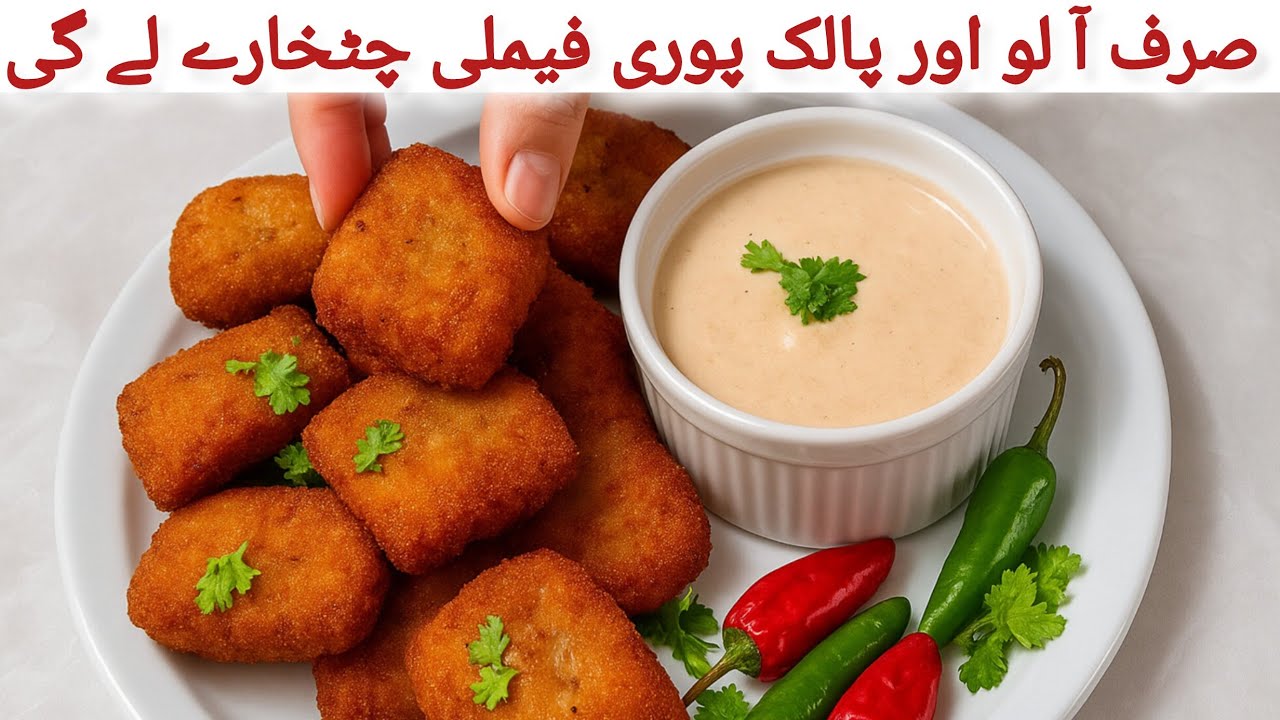 Spinach Delight Crunchy Bites with Creamy Dip ! No- Meat Still Full of Flavour 
