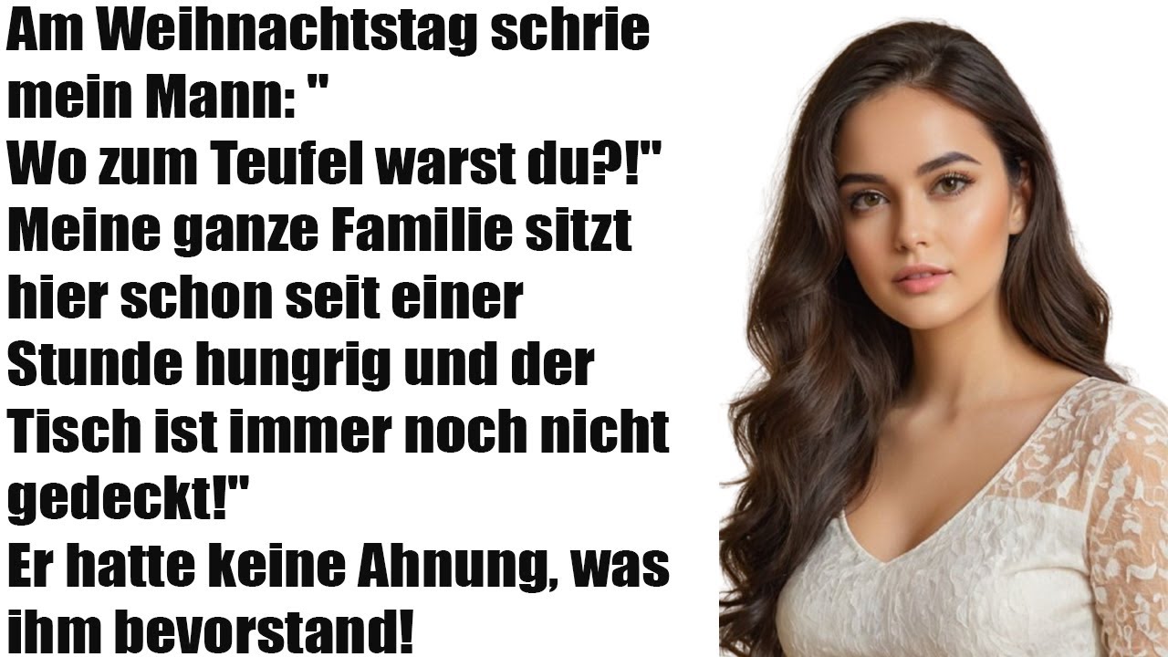 An Heiligabend: Mein Mann schrie, w&auml;hrend die Familie wartete &ndash; Sie werden nicht glauben, warum!