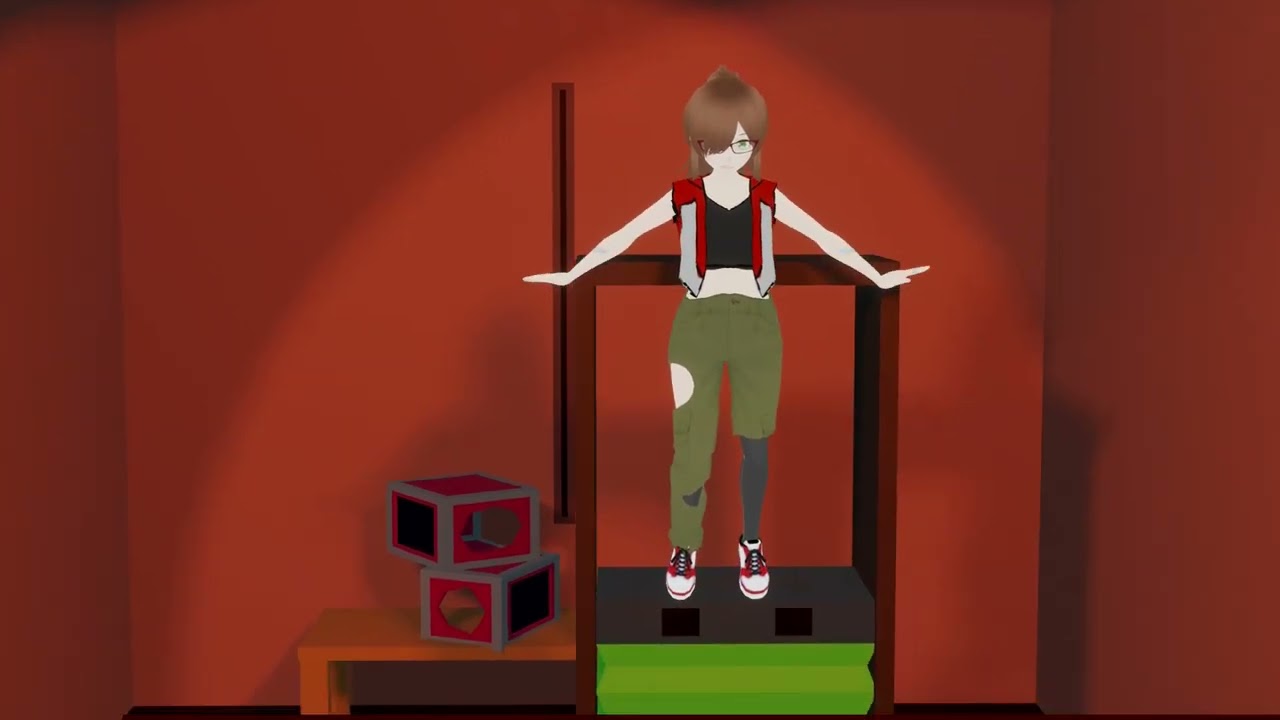 Animation: Compressed Girl illusion
