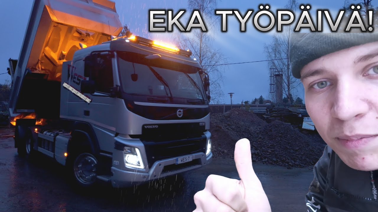 Ensimmäinen Työpäivä Rekkakuskina - Part 2