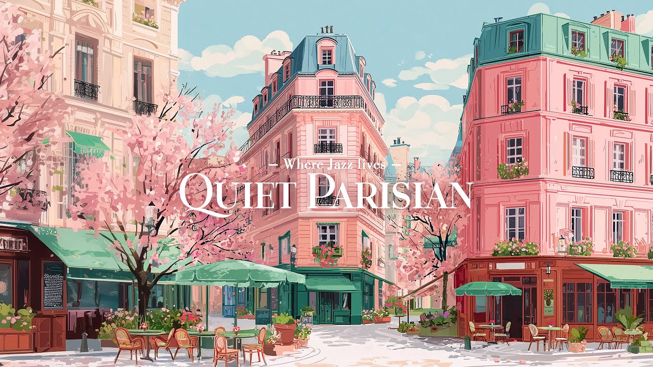 𝐐𝐮𝐢𝐞𝐭 𝐏𝐚𝐫𝐢𝐬𝐢𝐚𝐧🗼 Smooth Jazz Instrumental Music | Relax, Work & Study