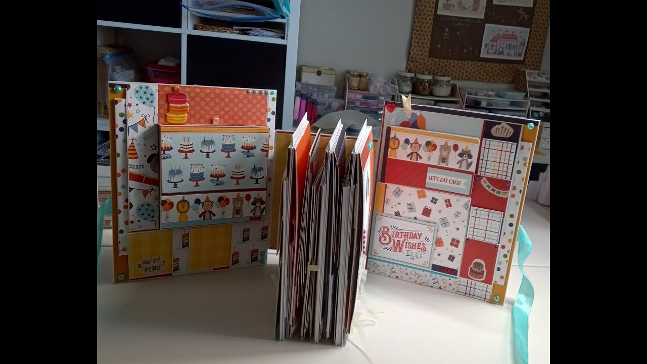 Tuto #9b de 10 | Album Anniversaire Grand Format | La Couverture | Scrapbooking
