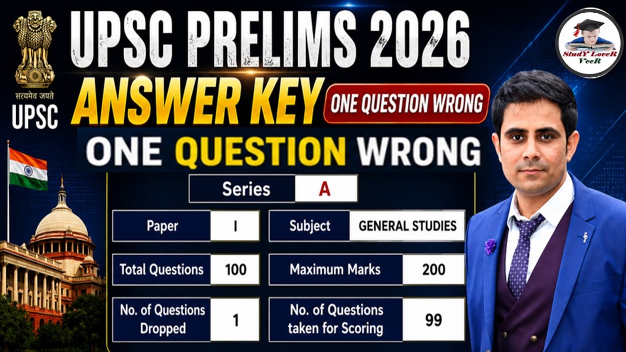 UPSC answer key 2026 | UPSC releases CSE 2026 Prelims answer key | UPSC Prelims 2026 Cutoff
