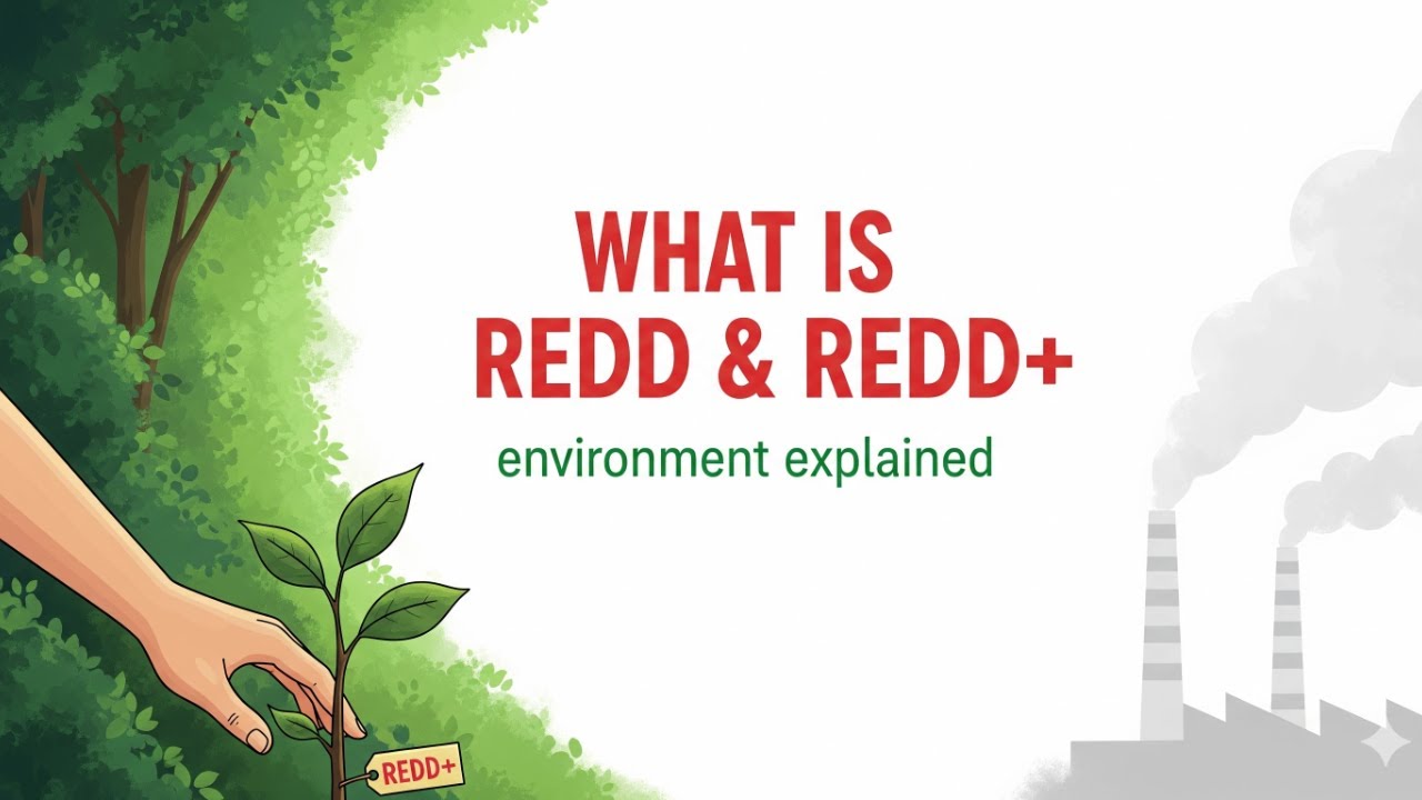 What is REDD & REDD+? | Explained with Animation | Environment for UPSC, SSC, RBI, NABARD