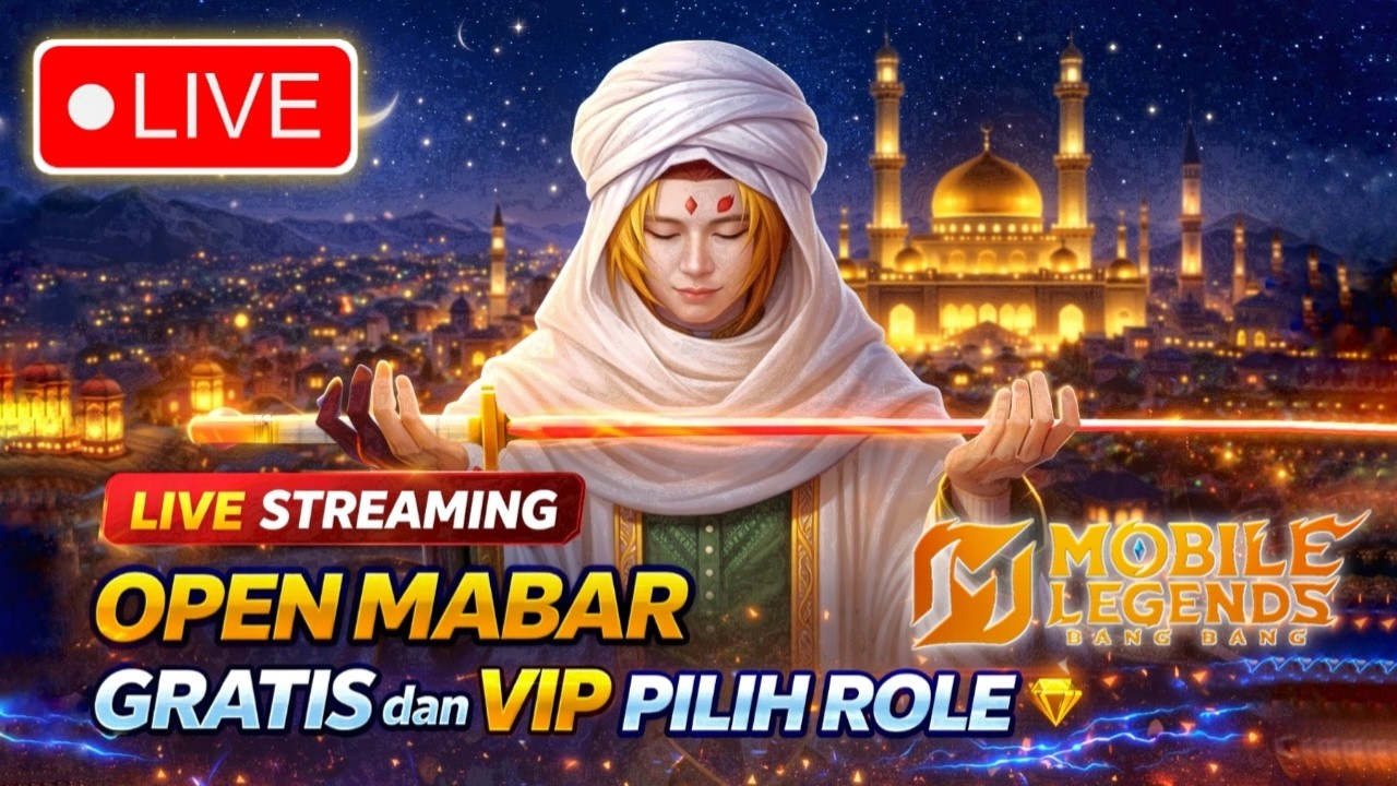 🔴 OPEN MABAR GRATIS & VIP PILIH ROLE ❗ LIVE STREAM MOBILE LEGENDS BANG BANG