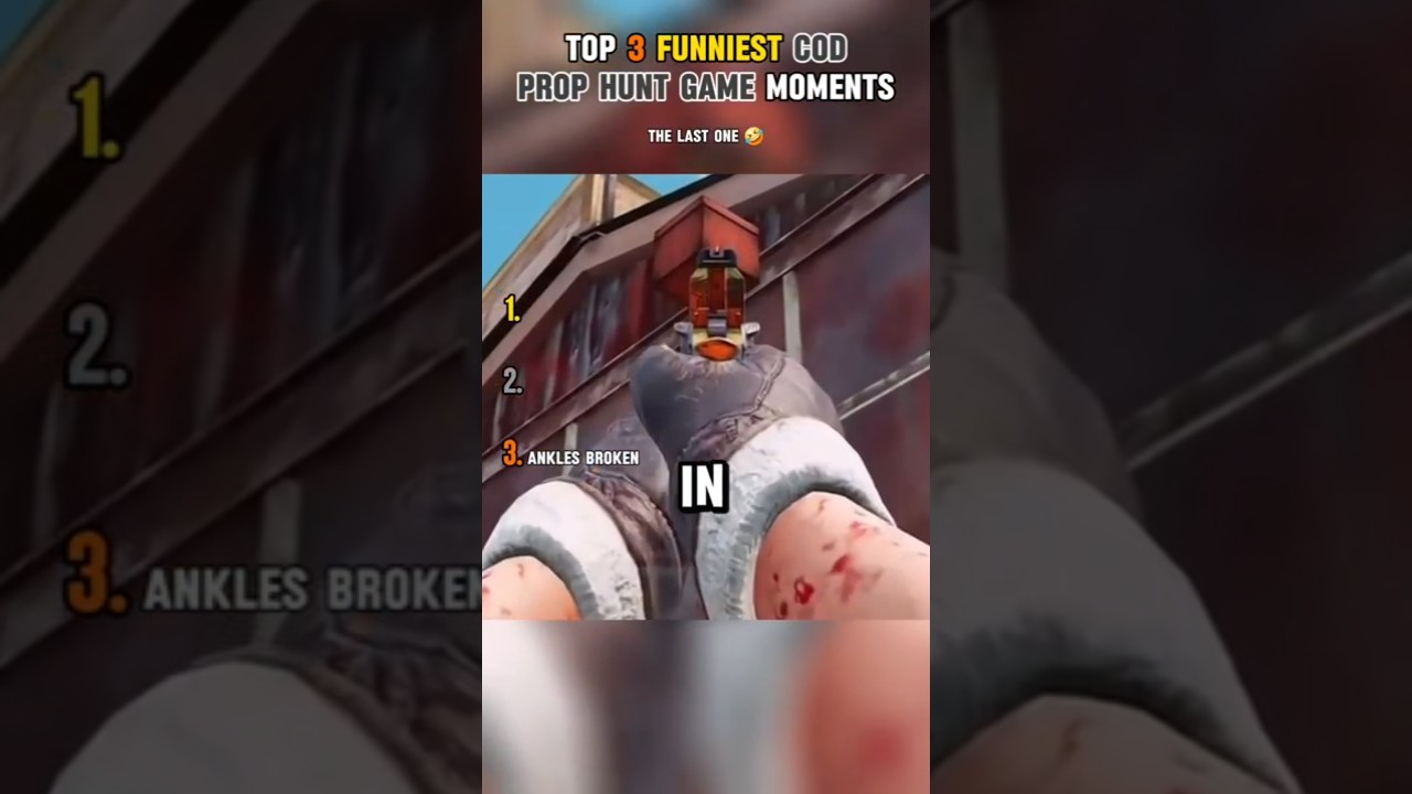 Top 3 Funniest COD Prop Hunt Game Moments