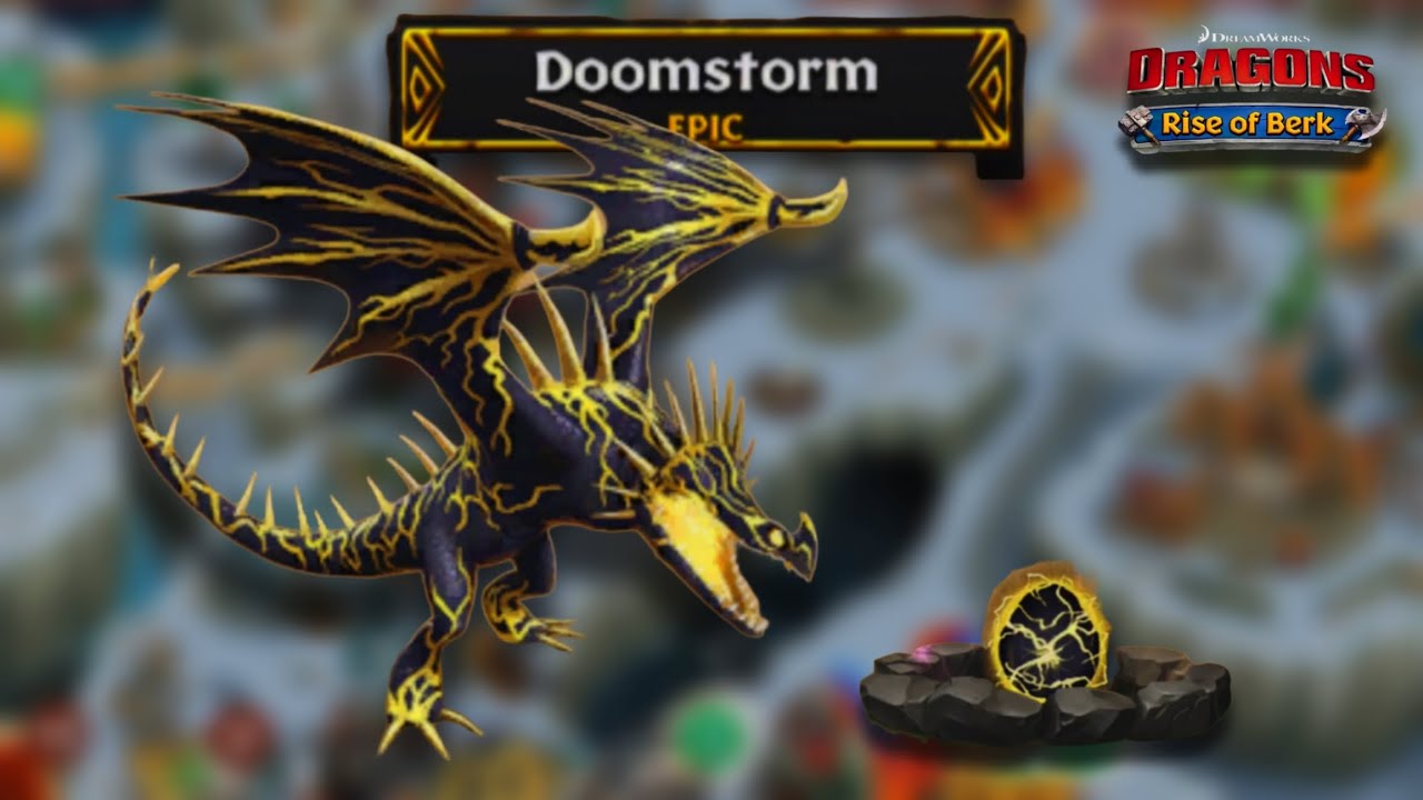 Epic Skrill Dragon Doomstorm Max Level - Dragons : Rise of Berk