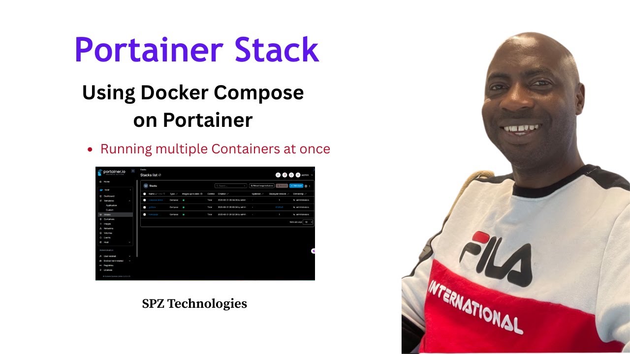 📚 Portainer Stacks Explained | Deploy Multi-Container Apps with Docker Compose (Hands-On Demo)