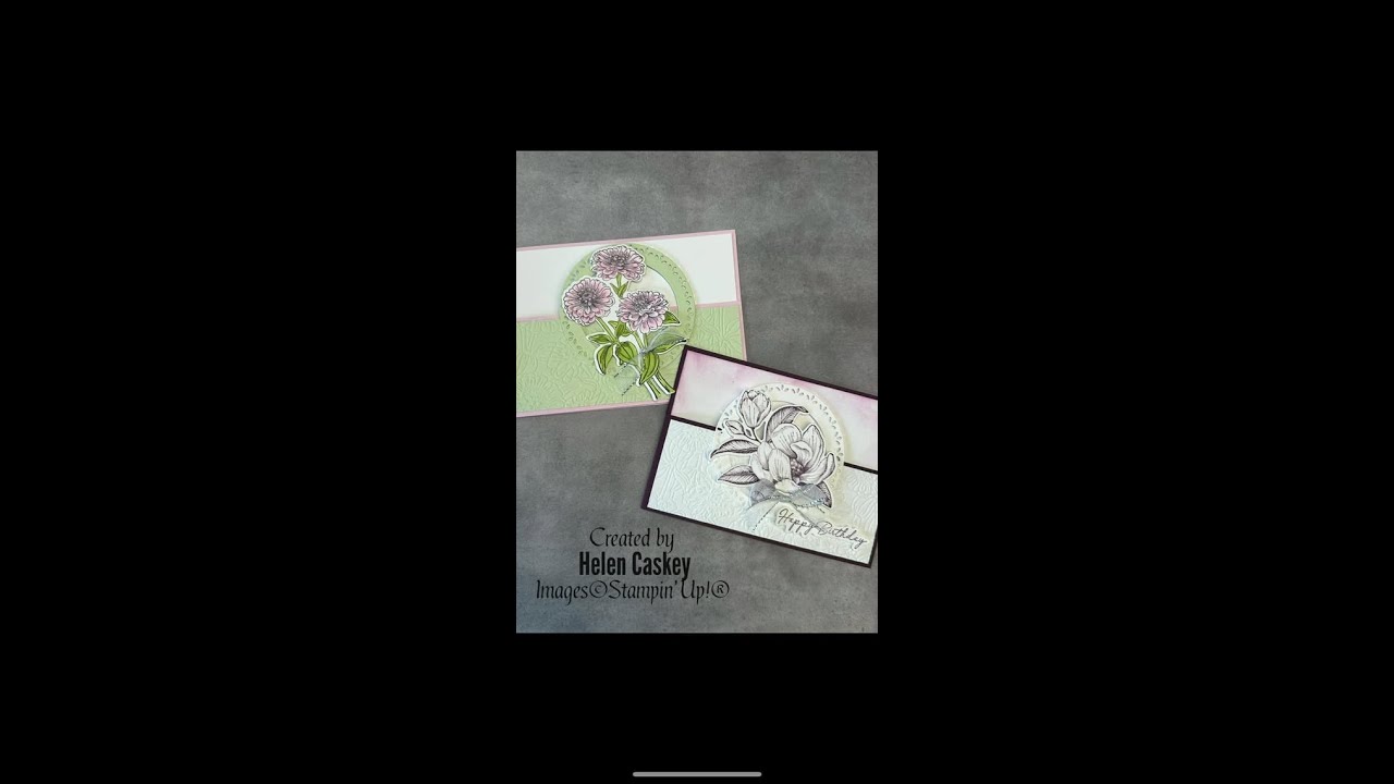 Fancy Fold cards using the Zany Zinnia and Magnolia Mood Bundles