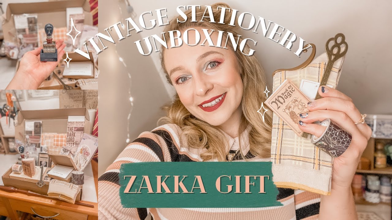 Vintage Stationery Unboxing - Zakka Gift