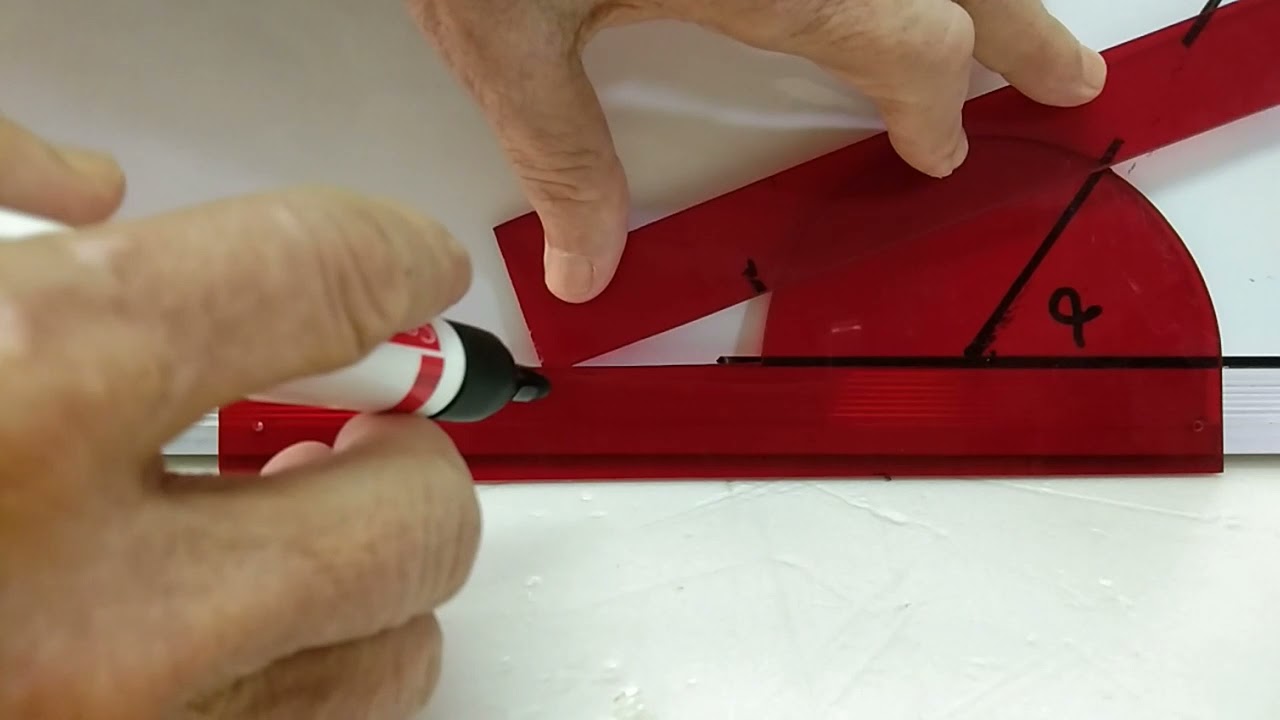 Impossible constructions: Trisecting an angle.