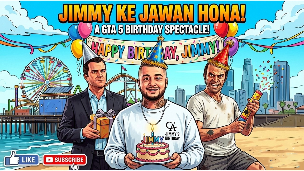 JIMMY KA BIRTHDAY IN MICHEAL STYLE GTA 5 REAL LIFE