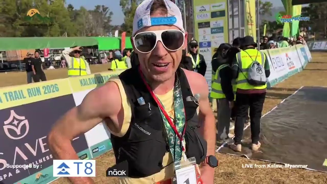 ATM LIVE - Kalaw Ultra Trail Run (MYA):Jeff Campbell wins! 