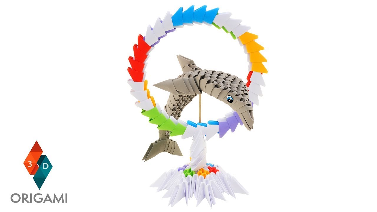 3D Origami - Dolphin -Tutorial