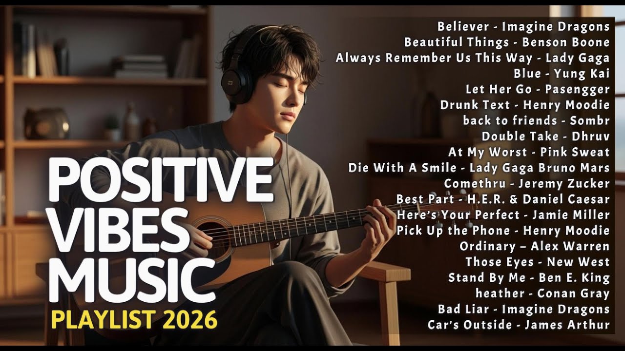 Positive Vibes Musik of 2026🎧🎵 | Top Trending Acoustic Songs Plylist of 2026