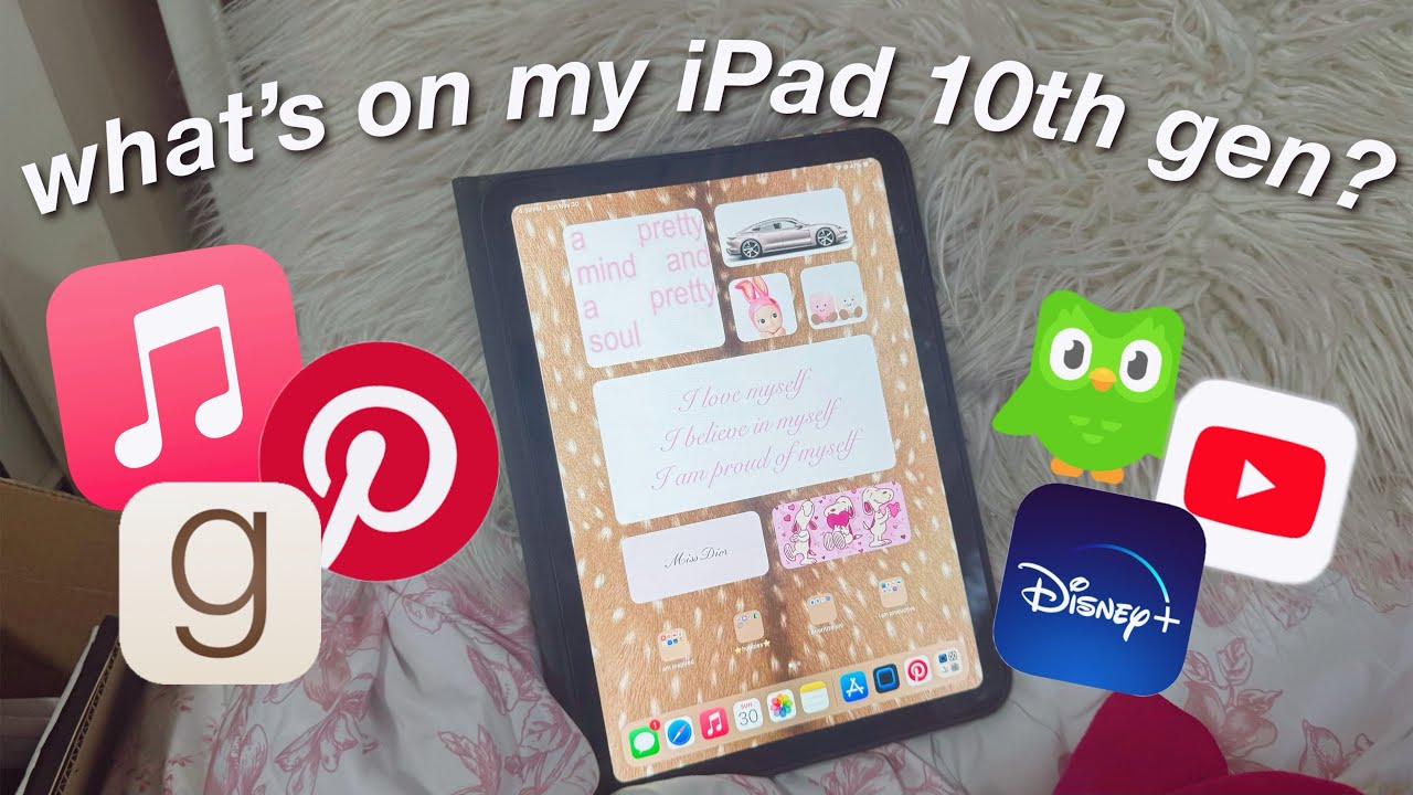 ЧТО НА МОЁМ НОВОМ iPad 10-ГО ПОКОЛЕНИЯ (256 ГБ!) | Эстетические приложения, настройка производите...