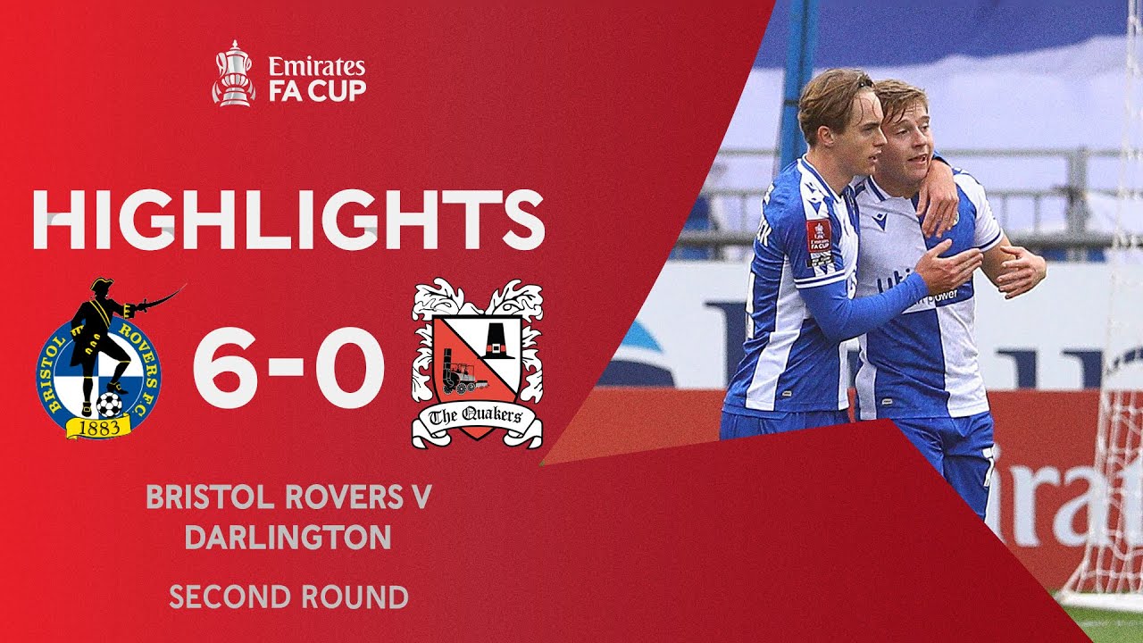 Bristol Hit SIX Past Darlington! | Bristol Rovers 6-0 Darlington | Emirates FA Cup 2020-21