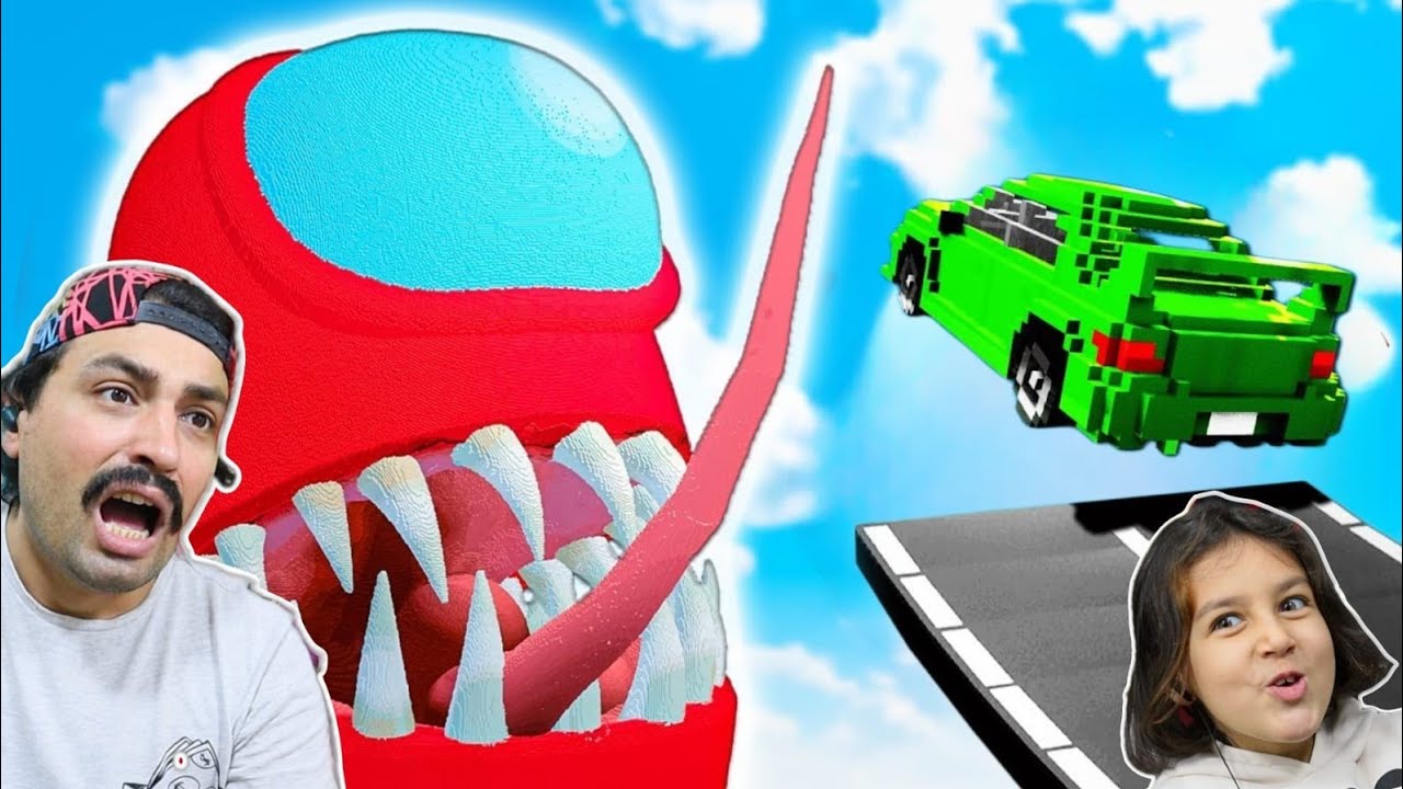 ARABA İLE UÇ DEV AMONG US IMPOSTER'I YOK ET | Teardown Mods