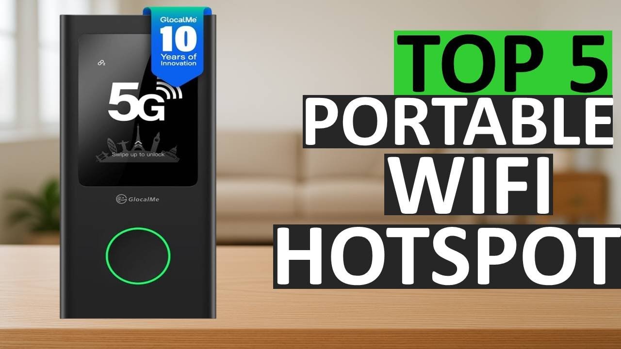 Top 5 Best Portable WiFi Hotspot 2025 | Fast, Reliable & Travel-Ready Internet Devices