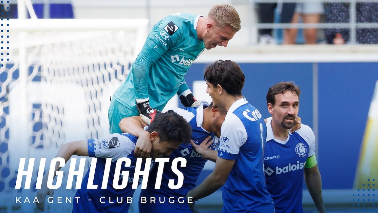 🎬 KAA Gent - Club Brugge: 2-1 (MD6 JPL)