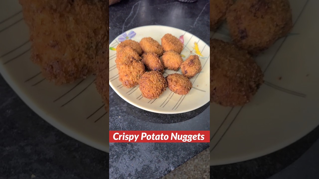 Crispy Potato Nuggets 🥔 Home Made | Potato Snacks 😋 Yummy 🤤 #nuggets #potatorecipes