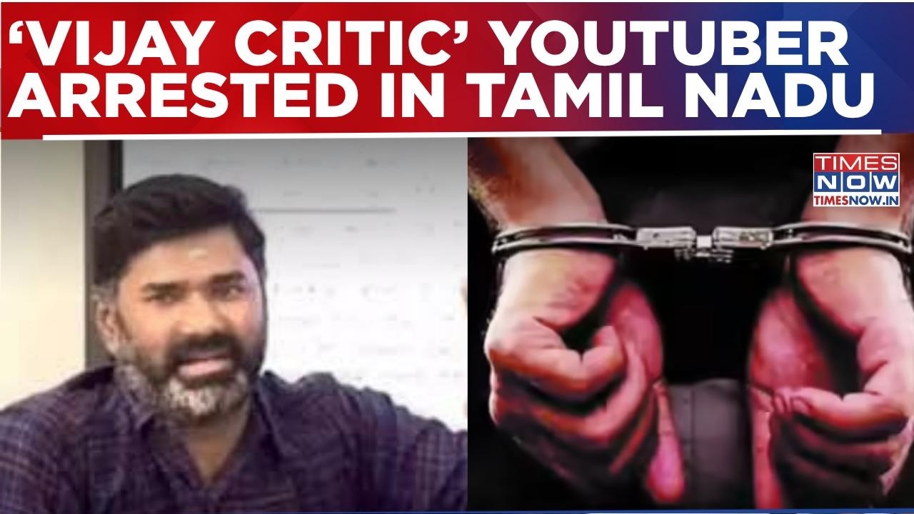 CM Vijay Punishes YouTuber? Maridhas Arrested Over 'Derogatory' Remarks; BJP Says 'Silencing...'