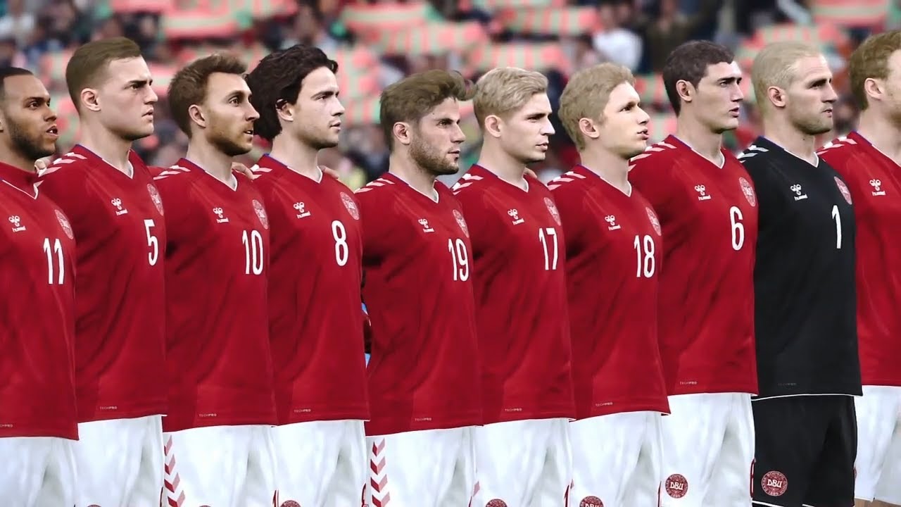 PES 2020 Denmark vs Wales Full match gameplay
