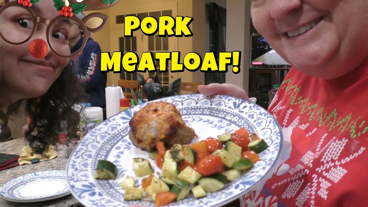 Sheet Pan Cheesy Sun Dried Tomato Pork Meatloaf By Home Chef! 🍅