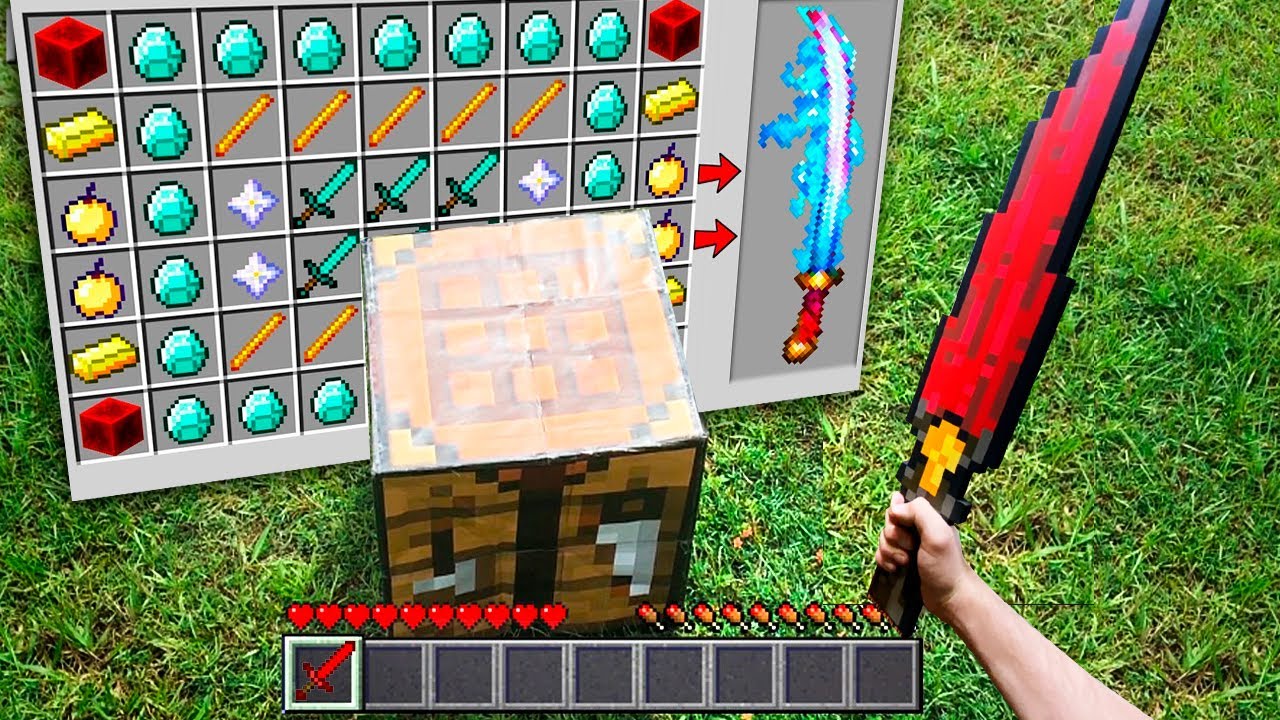 Realistic Minecraft in Real Life POV - AMAZING GIANT CRAFT Realistic Texture Pack En La Vida Real
