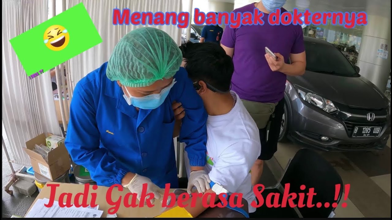 Menang banyak dokternya guys!!! Nasib kalau pobia jarum suntik