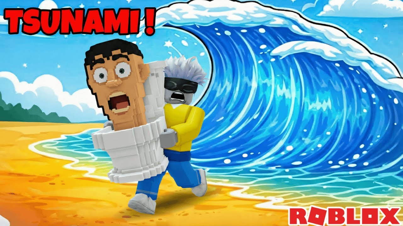 Escape Tsunami for Brainrots Gameplay in Tamil  | GAMING WITH NOBITA