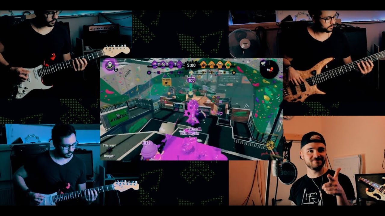 Don't Slip - Splatoon 2 OST - SPLITSCREEN COVER