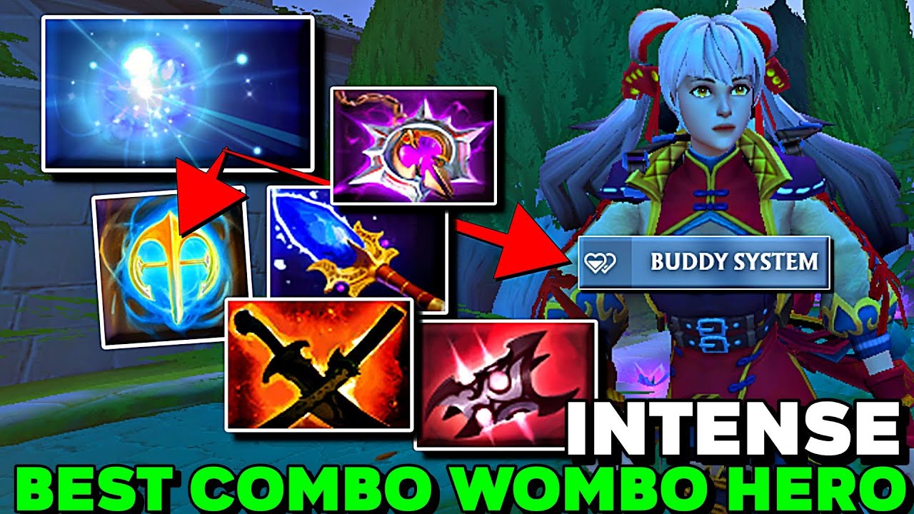 BEST COMBO WOMBO HERO MARCI Safelane Buddy System Facet Op Ganking - Dota 2
