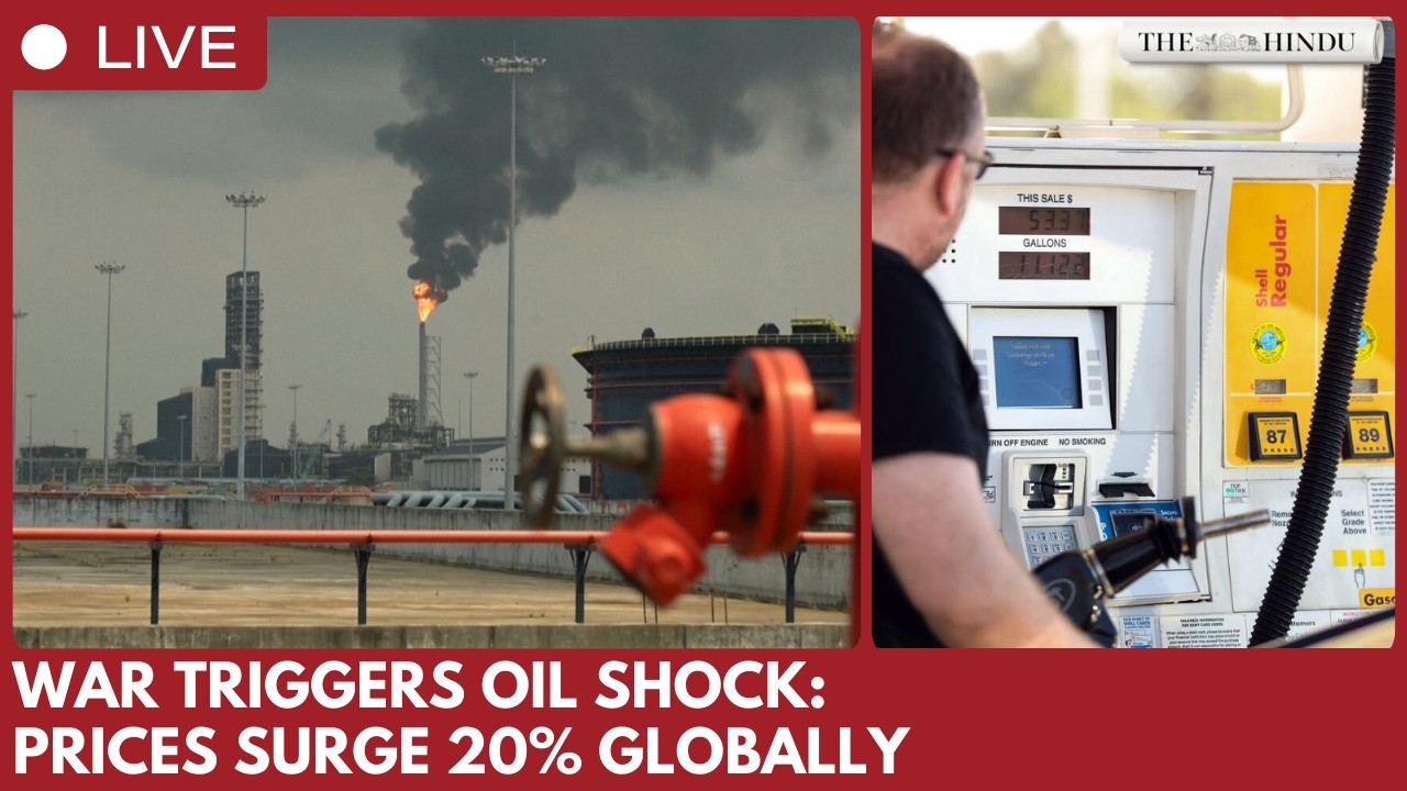 Oil prices surge 20% globally as U.S.–Israel war with Iran raises supply fears