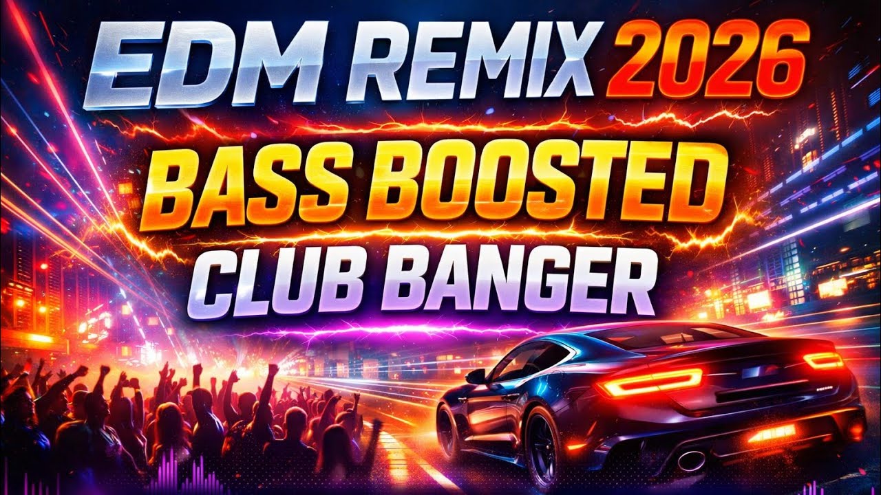 EDM Remix 2026 | Bass Boosted Club Banger for Party, Night Drive & Gym Workout