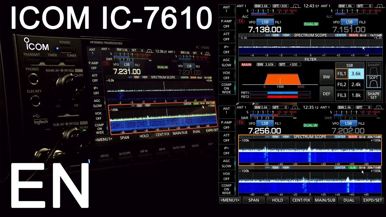 ICOM IC-7610 Review and Full Walk Through
