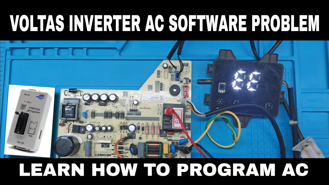 VOLTAS INVERTER AC SOFTWARE PROBLEM | EEPROM  | Mfix pcb repair solutions |