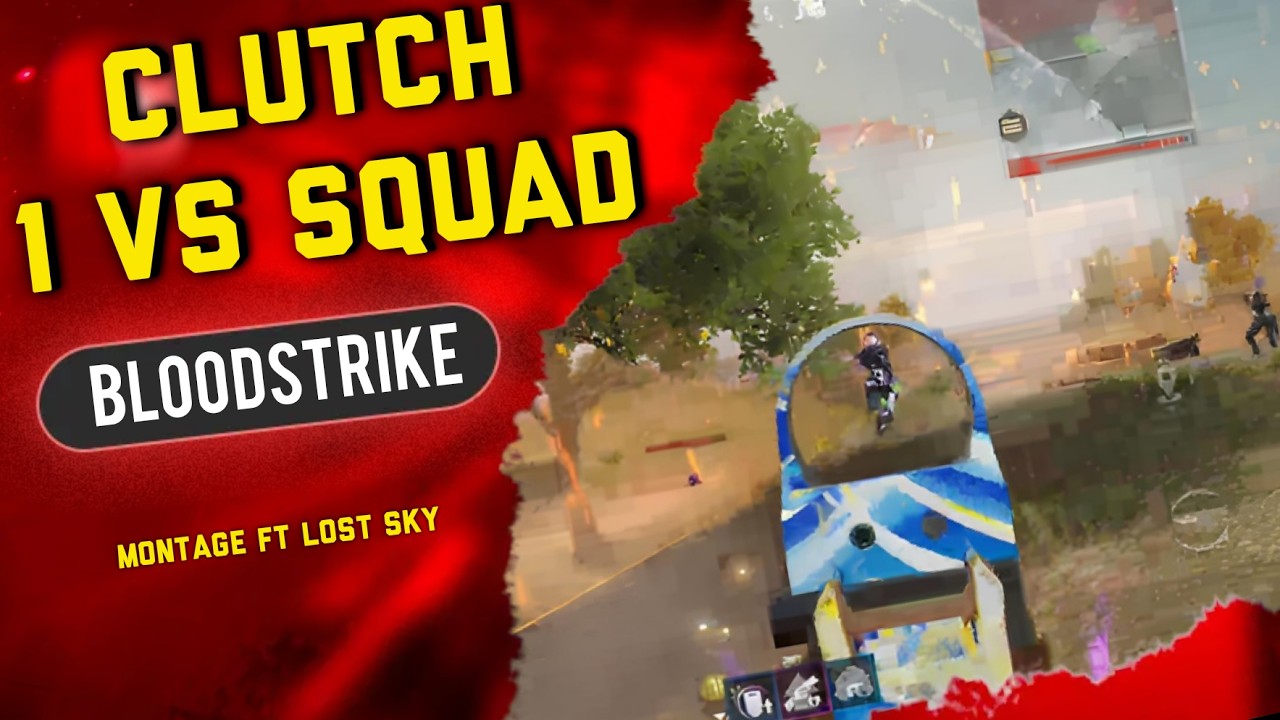 INSANE 100 KILLS SOLO vs SQUAD 😱 Blood Strike Mobile Highlight Montage - Lost Sky Dreams  NCS