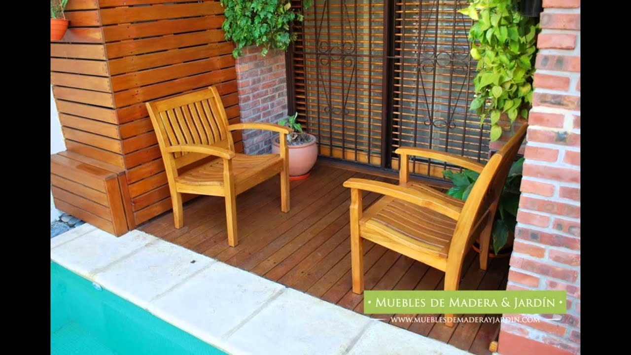 Sillones de teka - Muebles de madera y jard&iacute;n .COM