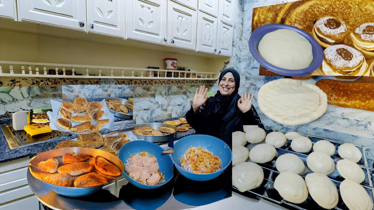 مش كل اللى عجنت خبزت😉 من كيلو دقيق عملت الحواوشي وعجينه البيتزا 🤔بمكون لا يخطر على البال 