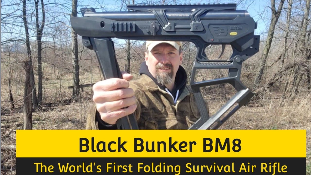 Black Bunker BM8 — первая в мире складная пневматическая винтовка для выживания