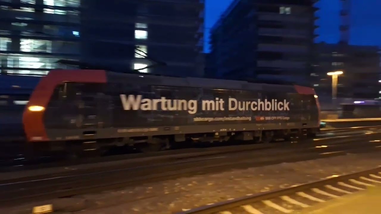 Eisenbahnverkehr in Aachen West und HBF 25-4-2024
