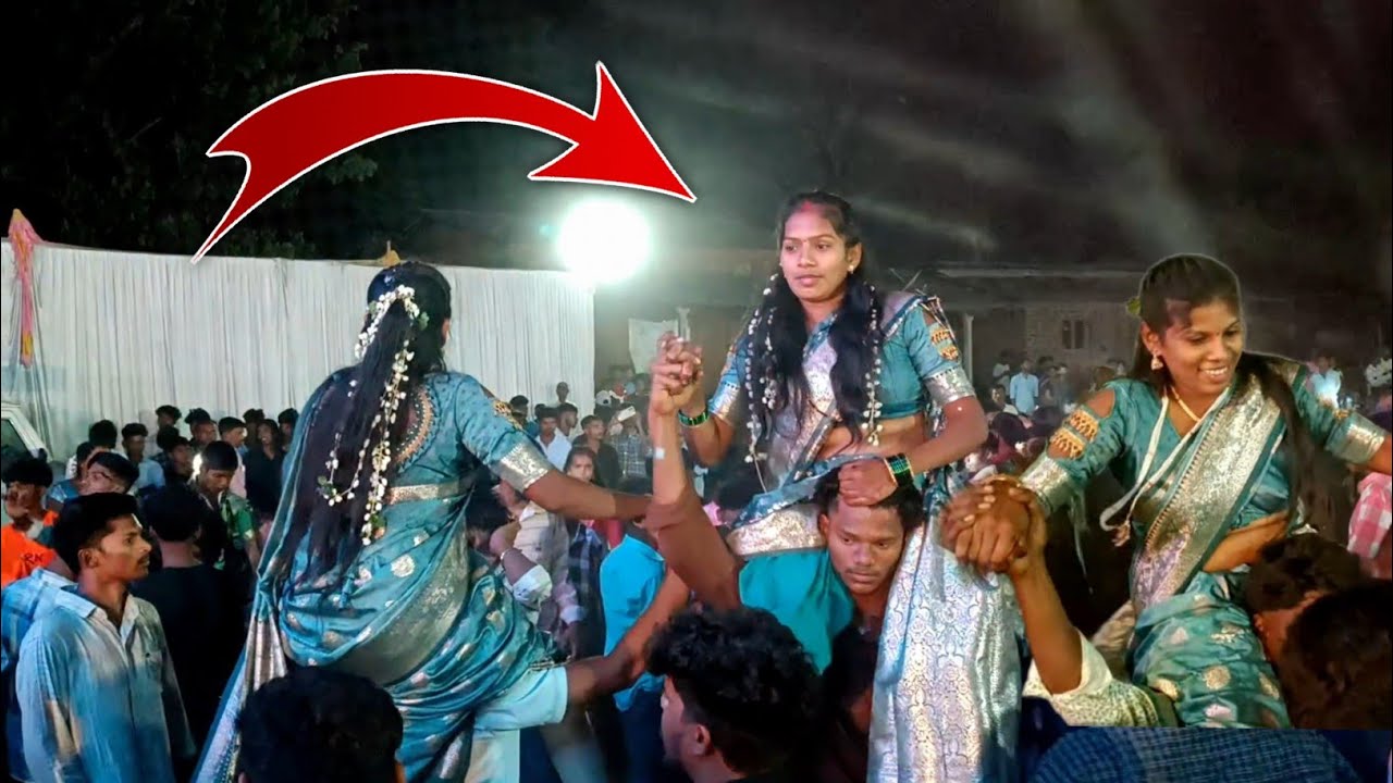 दोघी बहिणी खांद्यावर फिरवुन फिरवुन नाचवा 💃🏻 || मुरबाड धांगडपाडा गावातील लगिन विडियो 🌿Dimple Musical 