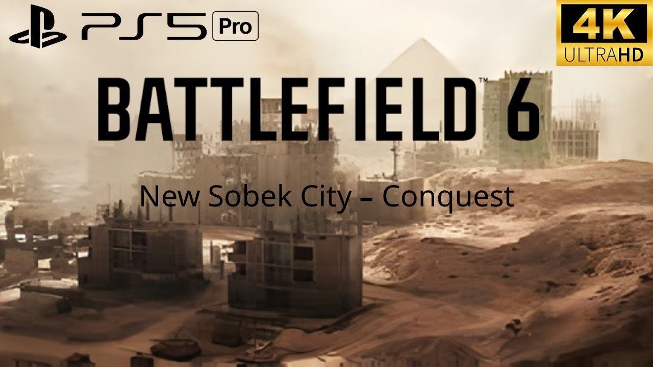 Battlefield 6 | Conquest Gameplay on New Sobek City | No Commentary | PS5 Pro 4K.