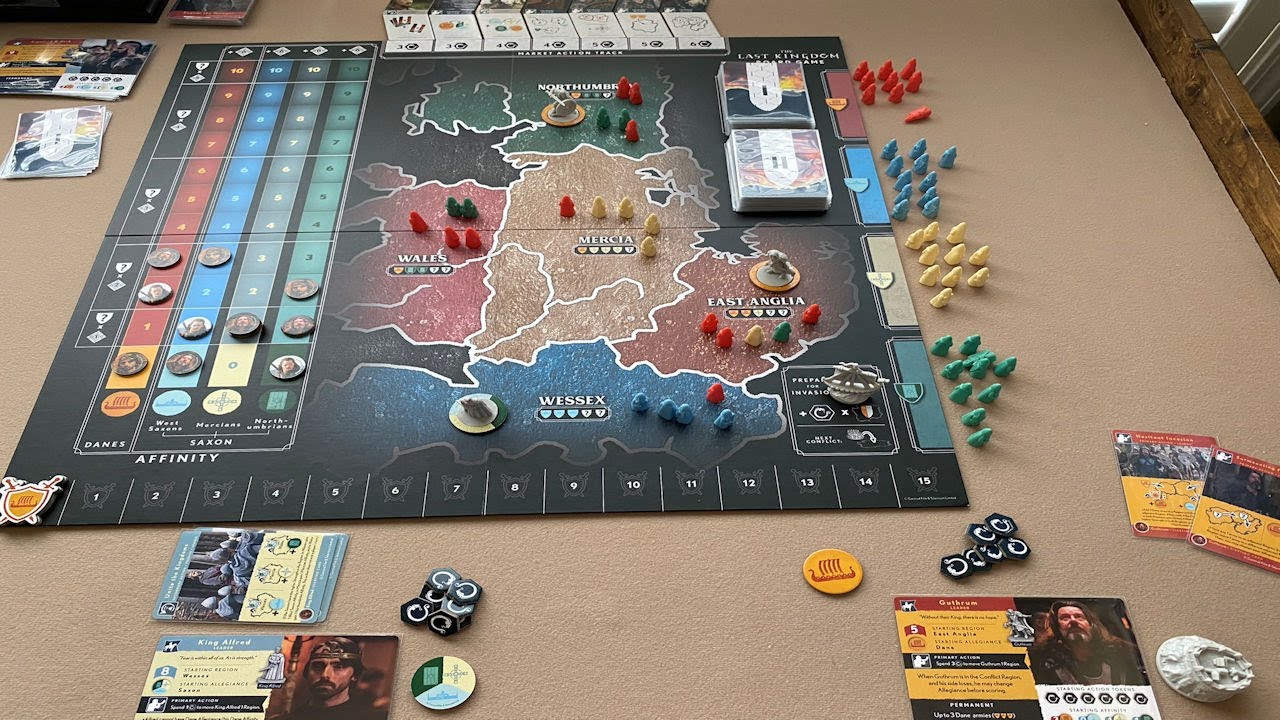 How To Setup And Play The Last Kingdom Board Game (2023)