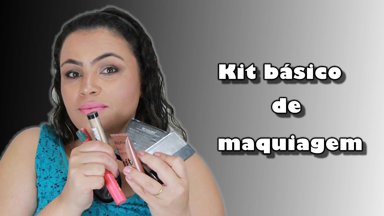 Como fazer Kit básico de maquiagem, e teste de maquiagem sem hidratação
