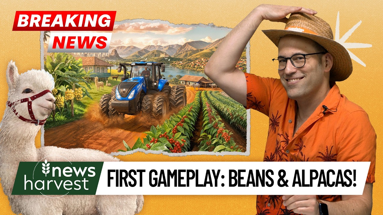 News Harvest | Beans & Alpacas GAMEPLAY, Q&A, and... cats?